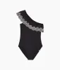 The Eyelet Ruffle Sidestroke - Sea Urchin sold by Summersalt