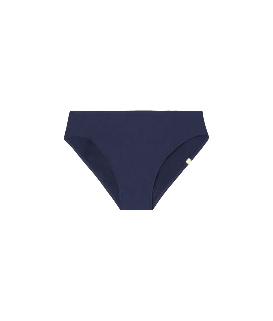 The Classic Mid-Rise Bikini Bottom - Deep Sea sold by Summersalt product image thumbnail 3