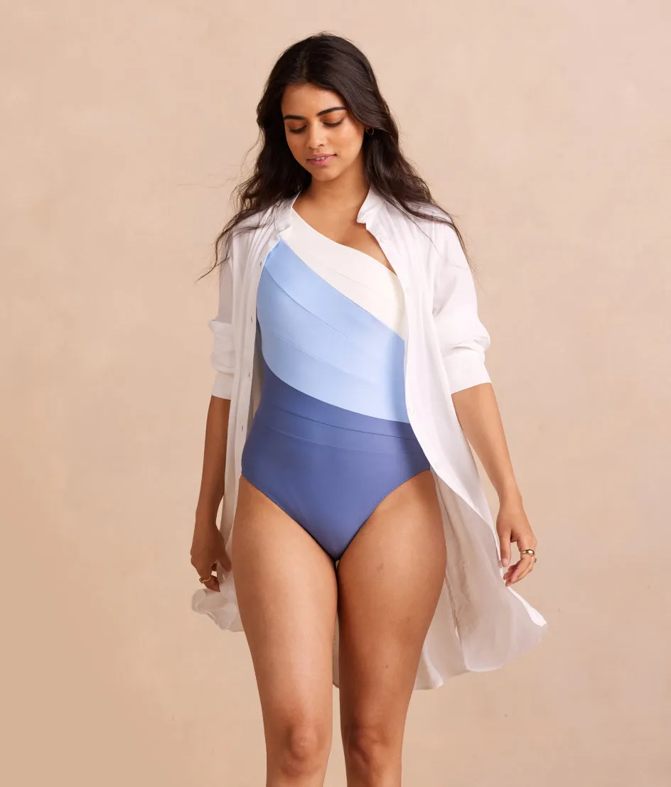 The Silky Luxe Short Effortless Shirtdress Cover-Up sold by Summersalt product image thumbnail 2