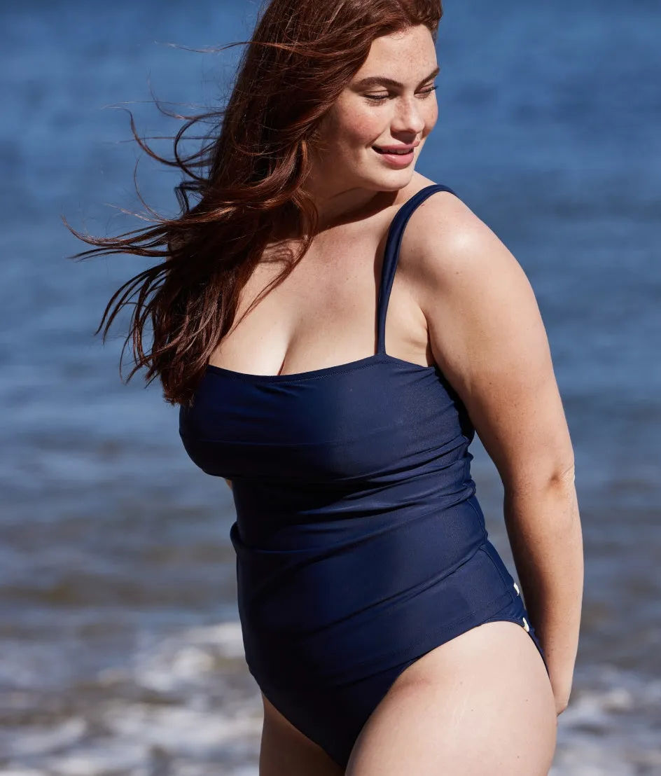 The Oasis Tankini Top - Deep Sea sold by Summersalt product image thumbnail 5