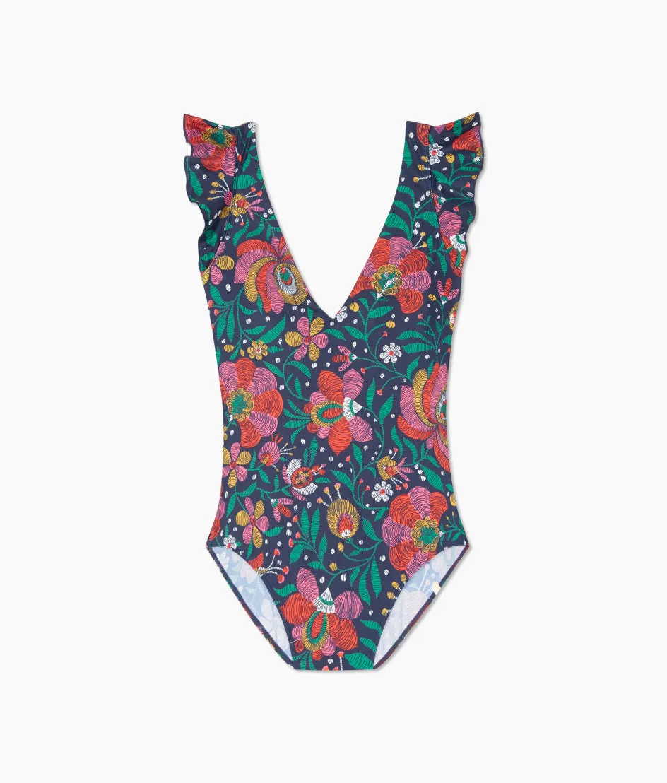 The Long Torso Ruffle Backflip - Super Bloom sold by Summersalt product image thumbnail 4