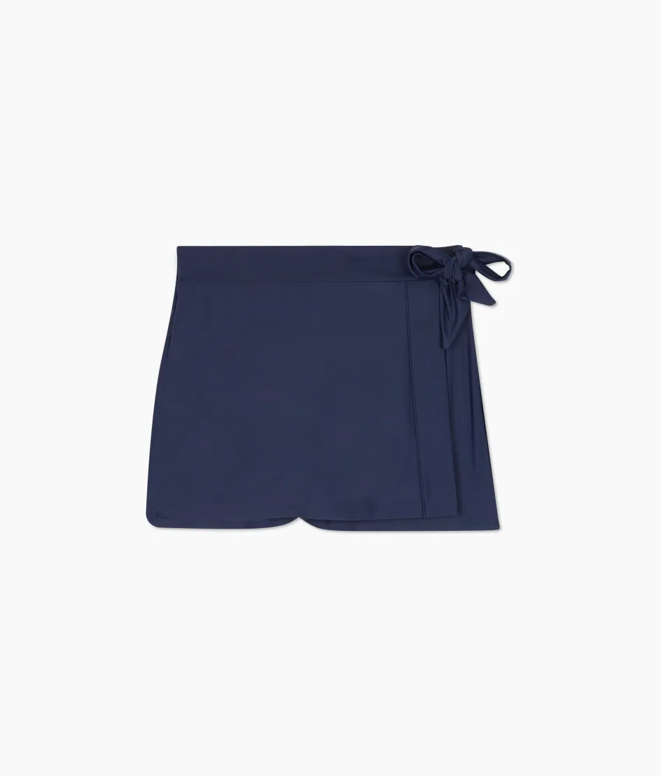 The Wrap Swim Skort - Deep Sea sold by Summersalt product image thumbnail 4