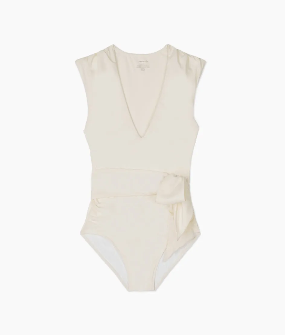 The Breaker Belted One-Piece - White Sand sold by Summersalt product image thumbnail 4