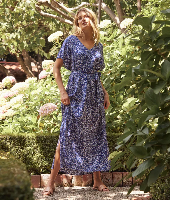 The Easy Breezy Voile Maxi Dress Cover-Up - Twilight Floral sold by Summersalt