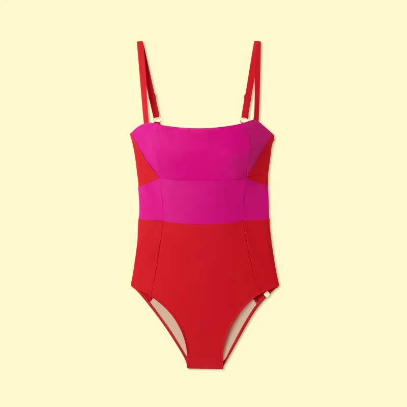 The Sunbather - Lava & Hibiscus sold by Summersalt