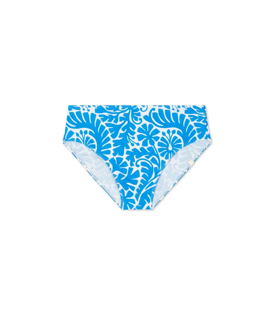 The High Leg High Rise Bottom - Floral Wave in Azure sold by Summersalt product image thumbnail 4
