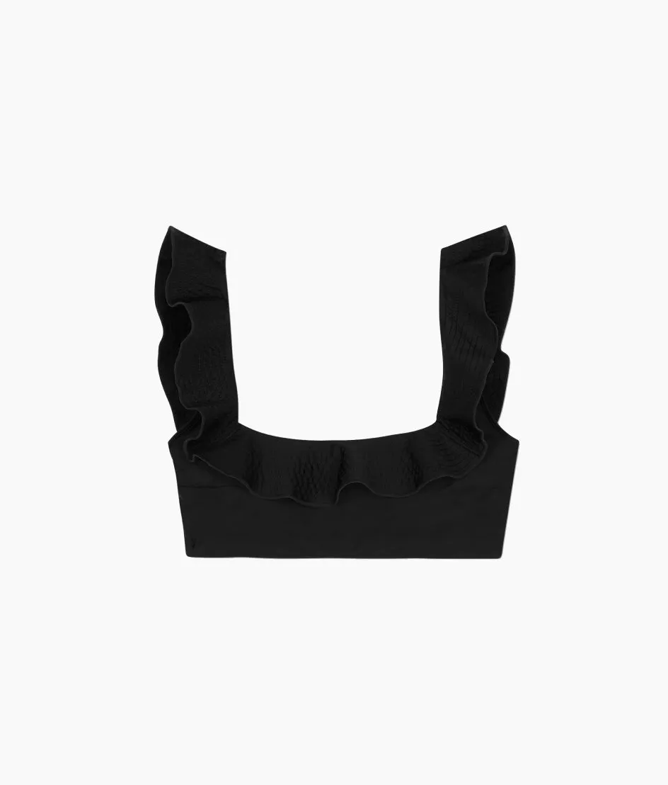 The Ruffle Seaway Square Neck Bikini Top - Sea Urchin sold by Summersalt product image thumbnail 2