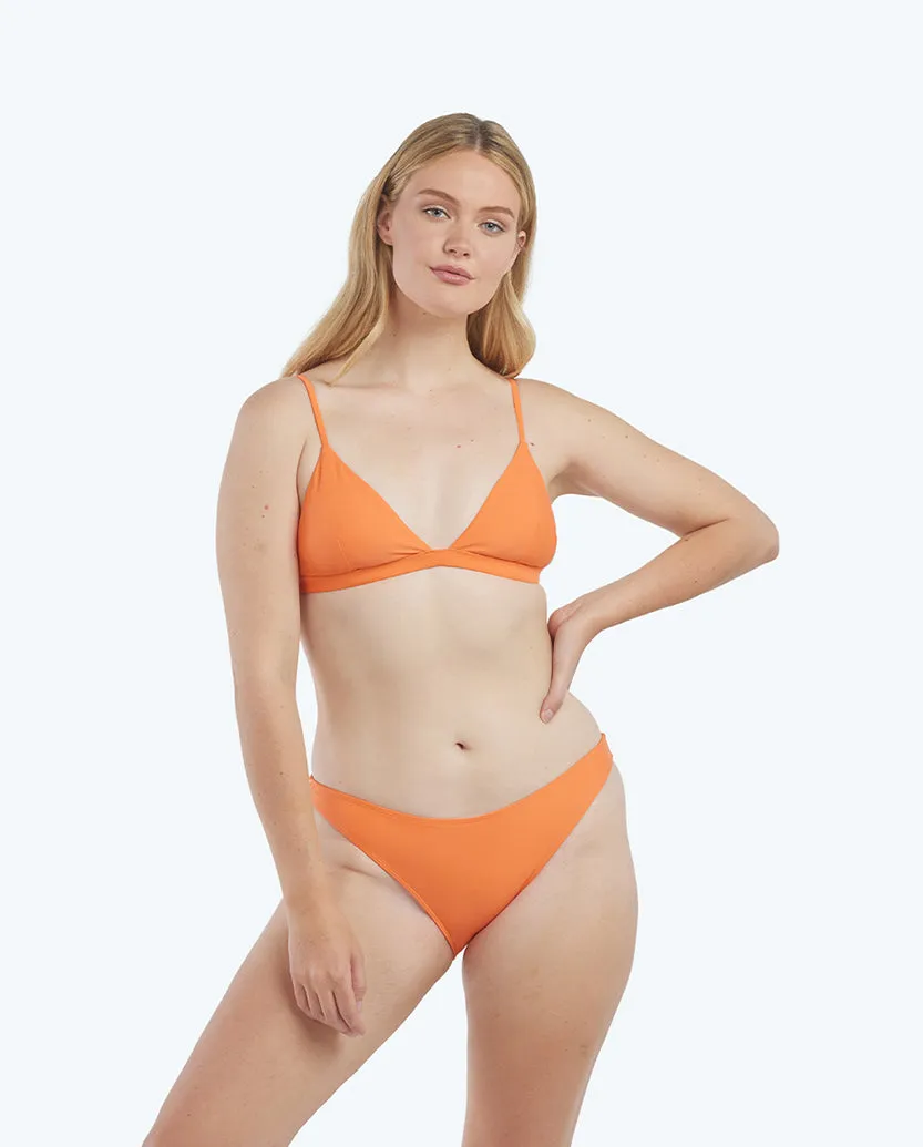 The Triangle Bikini Top - Tangerine sold by Summersalt product image thumbnail 3