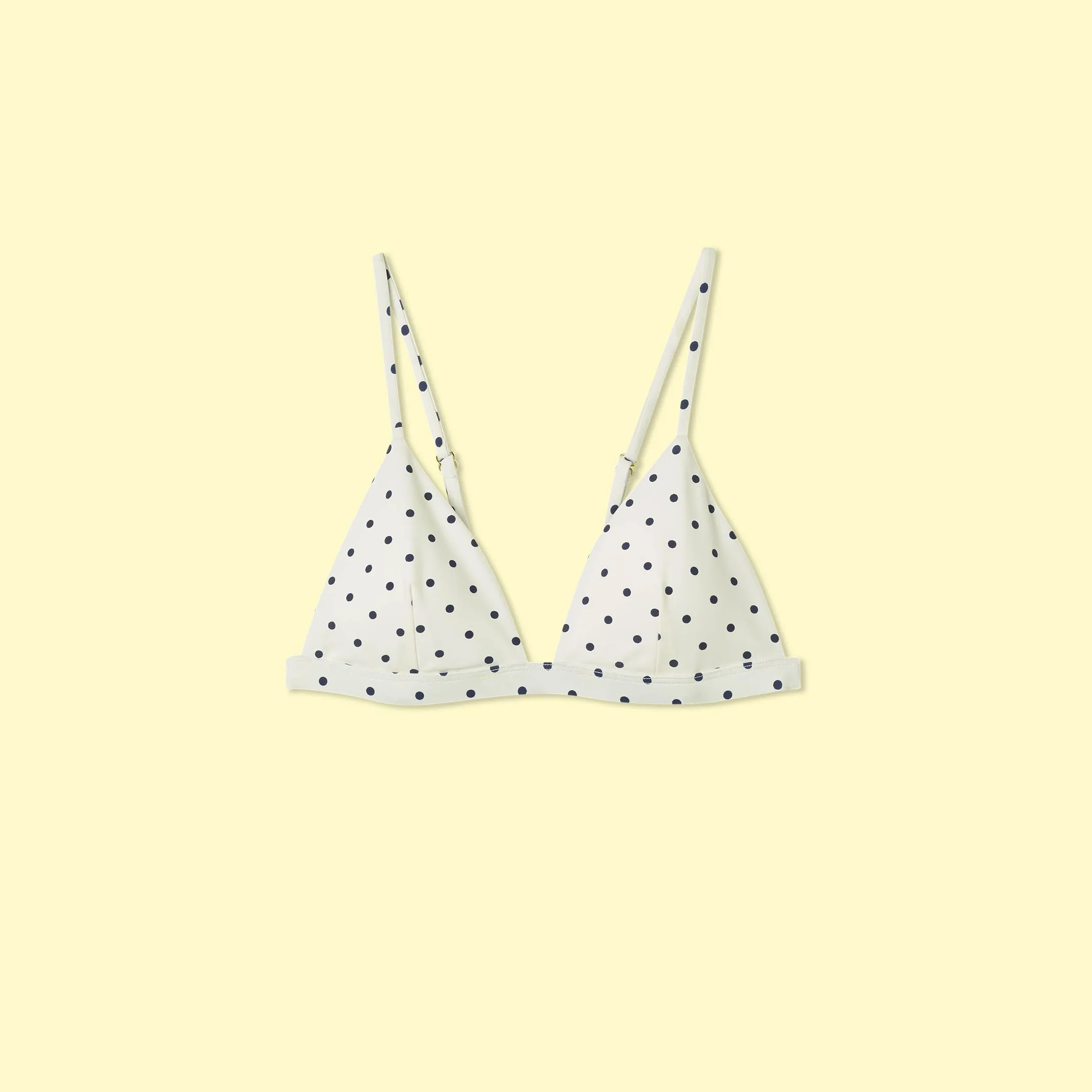 The Triangle Bikini Top - Damsel Dot sold by Summersalt
