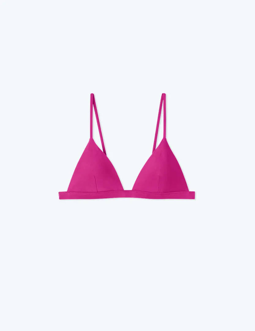 The Triangle Bikini Top - Hibiscus sold by Summersalt product image thumbnail 2
