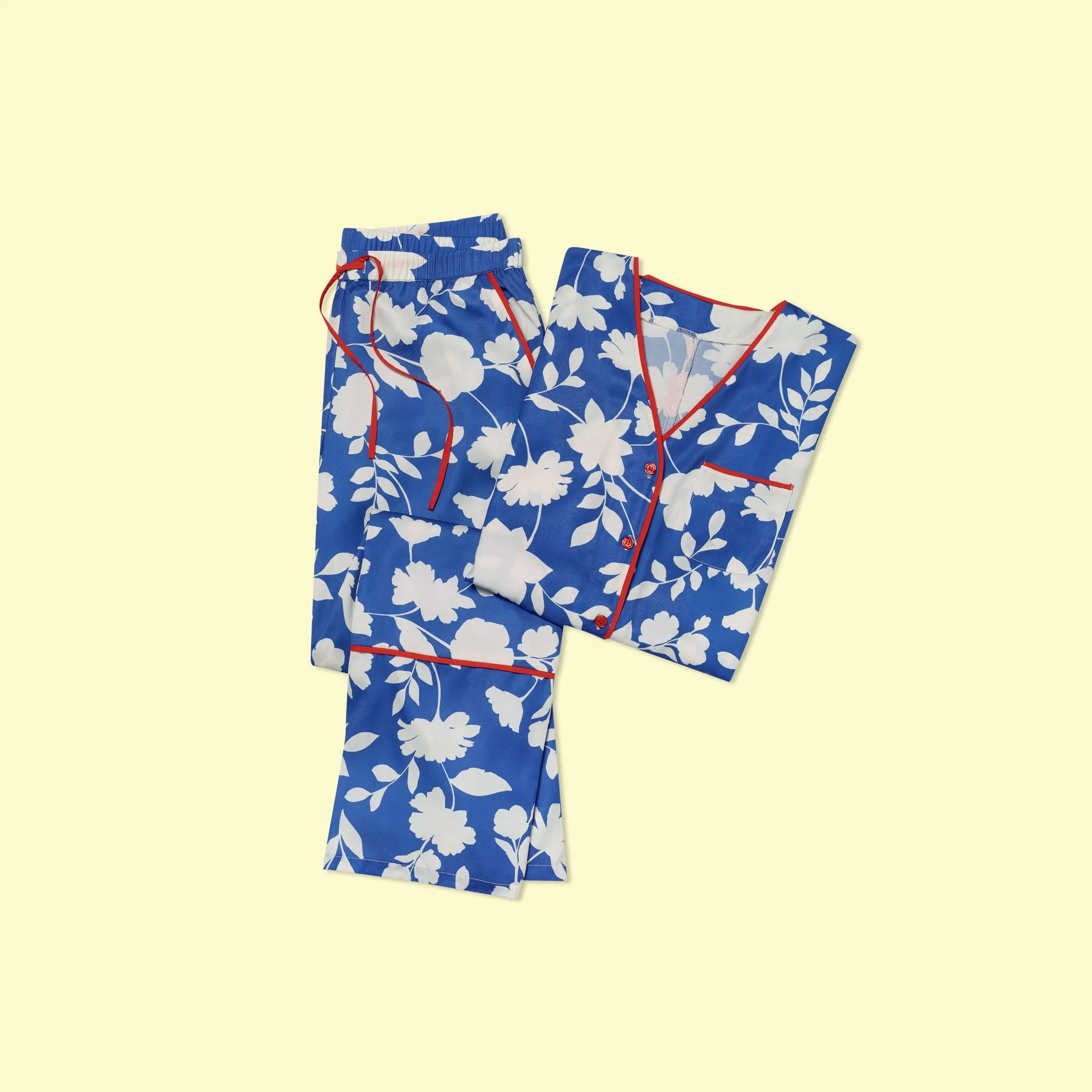 The Cloud 9 Silky Pajama Set - Graphic Floral sold by Summersalt product image thumbnail 4