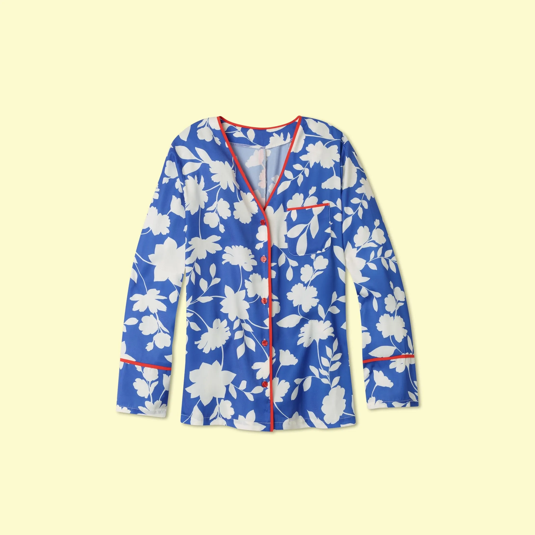 The Cloud 9 Silky Pajama Set - Graphic Floral sold by Summersalt product image thumbnail 5