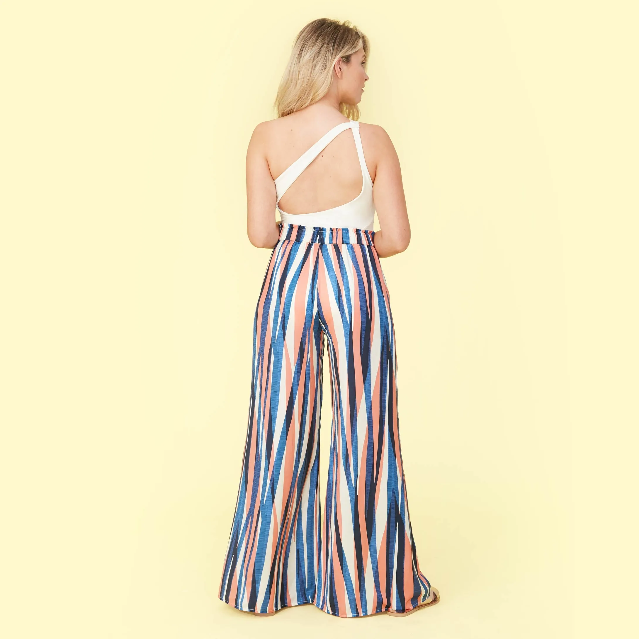 The Perfect Palazzo Pant - Abstract Stripe sold by Summersalt product image thumbnail 3