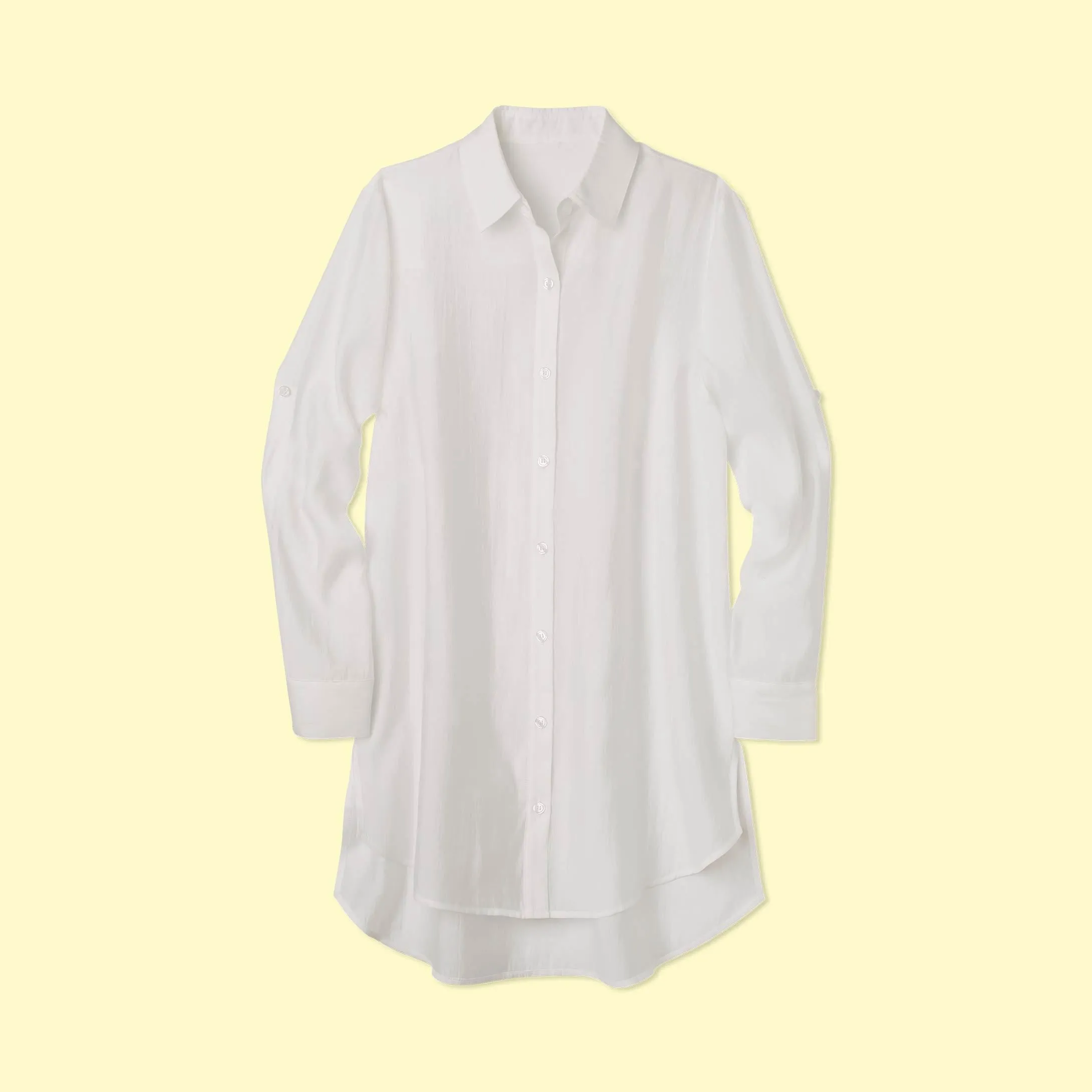 The All Buttoned Up Cover-Up - White Sand sold by Summersalt product image thumbnail 5