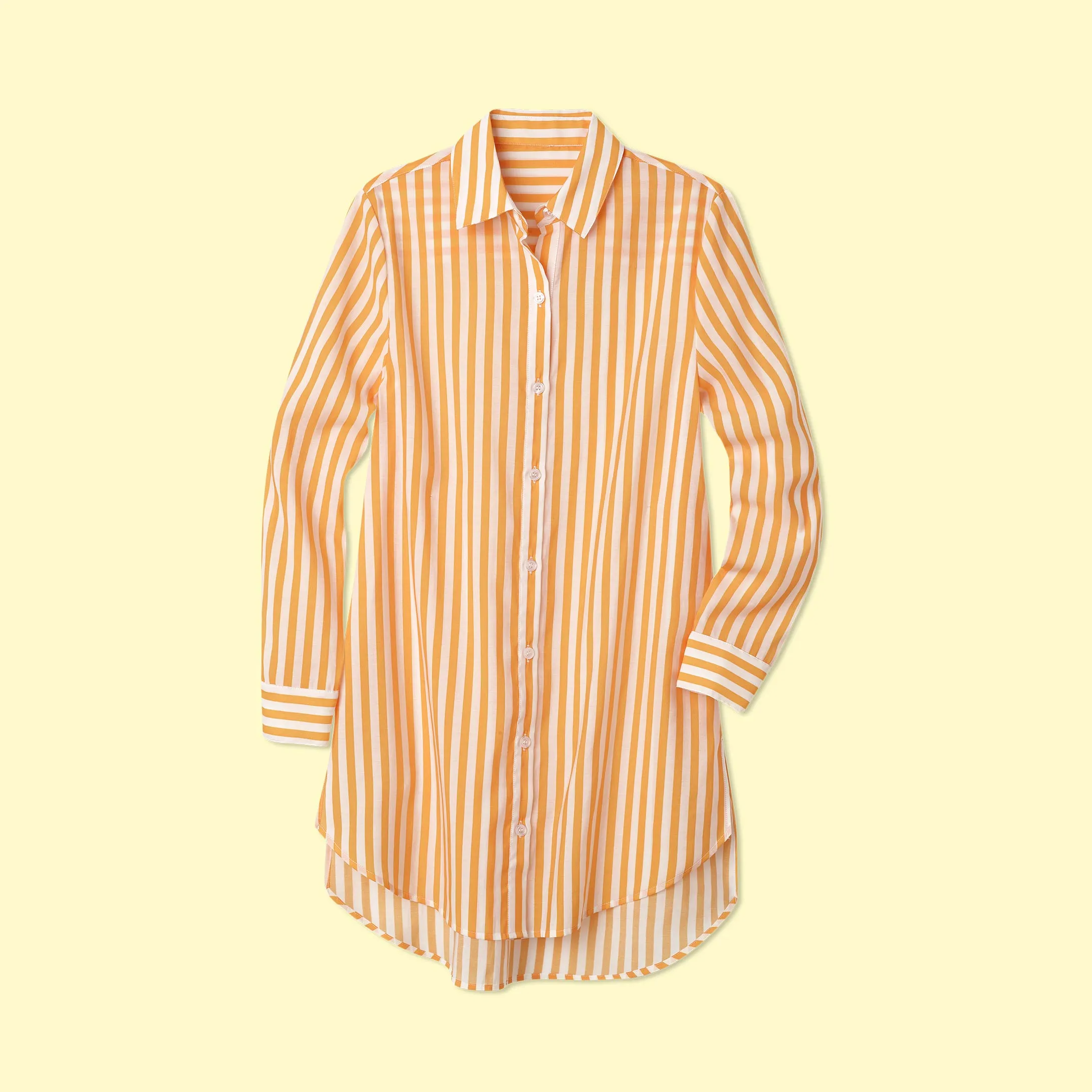 The All Buttoned Up Cover-Up - Mango & White Sand sold by Summersalt product image thumbnail 3