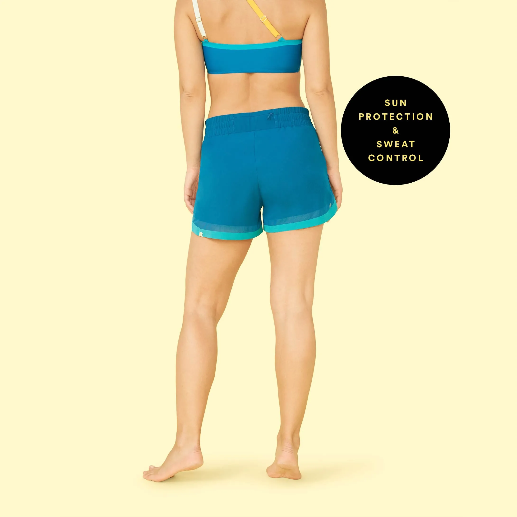 The Beyond the Lounge Chair Short - Pacific & Blue Lagoon sold by Summersalt product image thumbnail 2