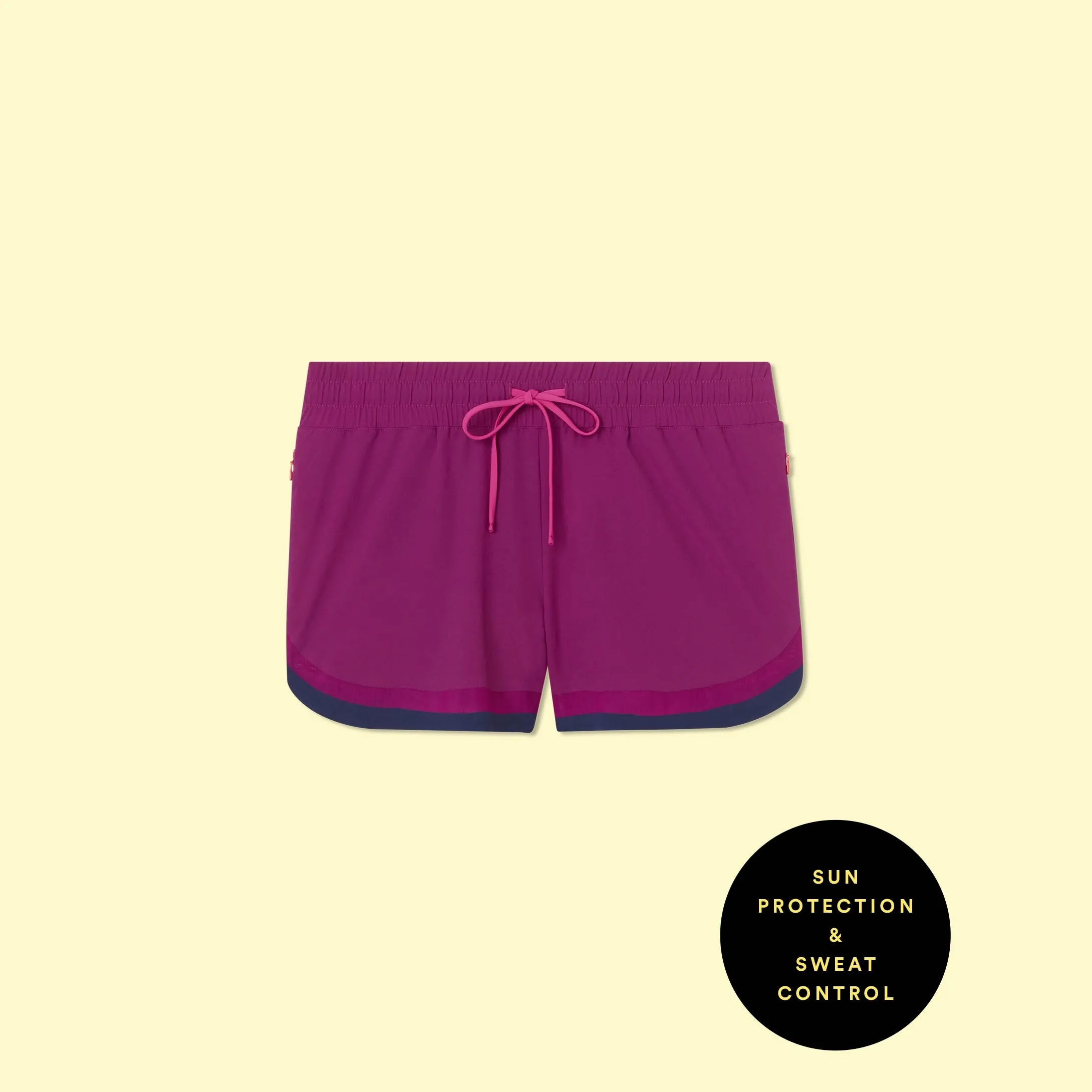 The Beyond the Lounge Chair Short - Orchid & Hibiscus & Atlantic sold by Summersalt product image thumbnail 3