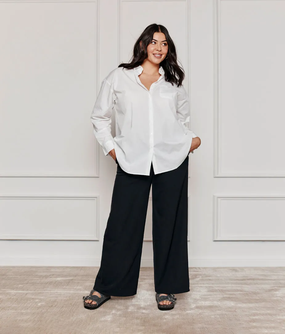 The Perfect Wide Leg Pant - Sea Urchin sold by Summersalt