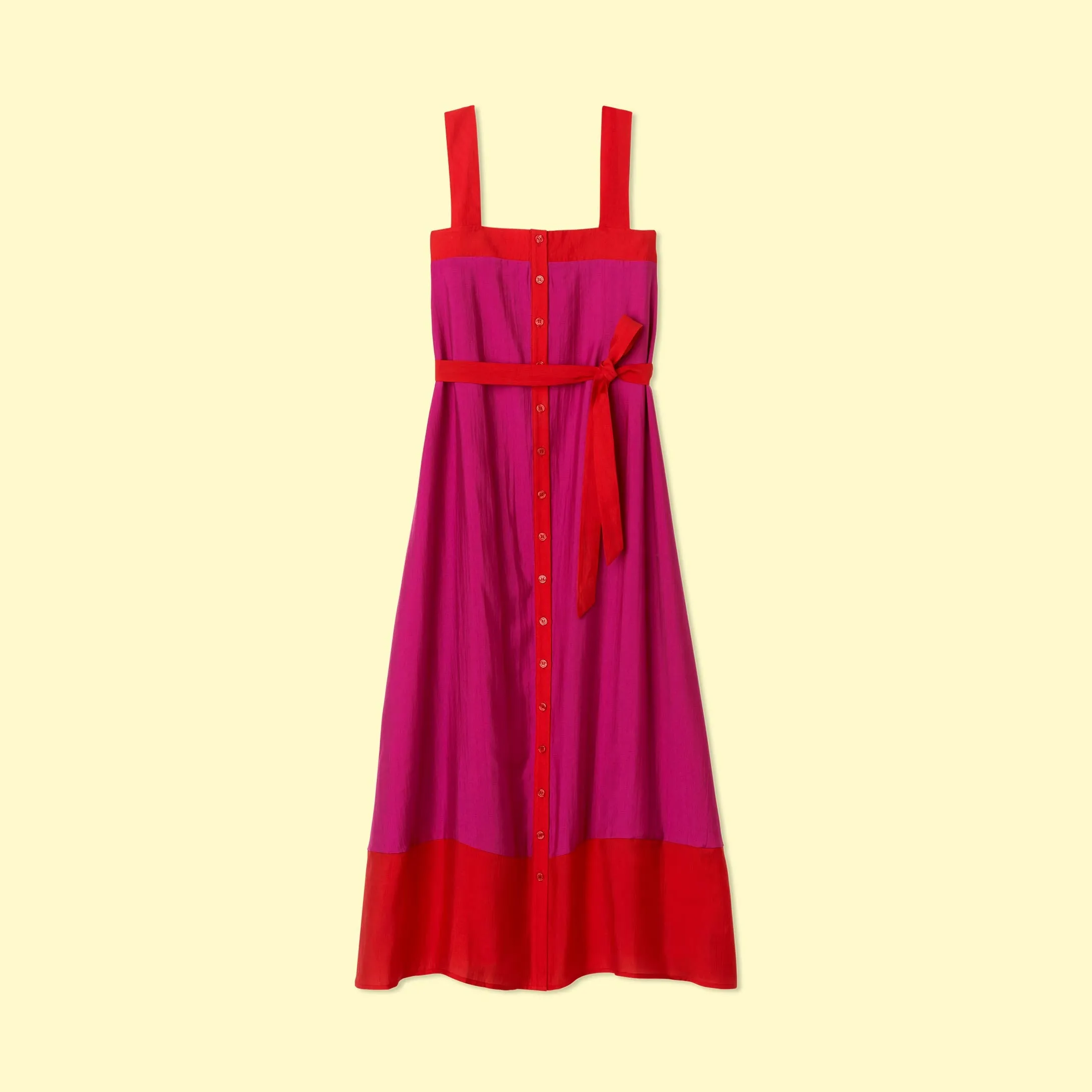 The Globetrotter Maxi Dress - Lava & Hibiscus sold by Summersalt product image thumbnail 4