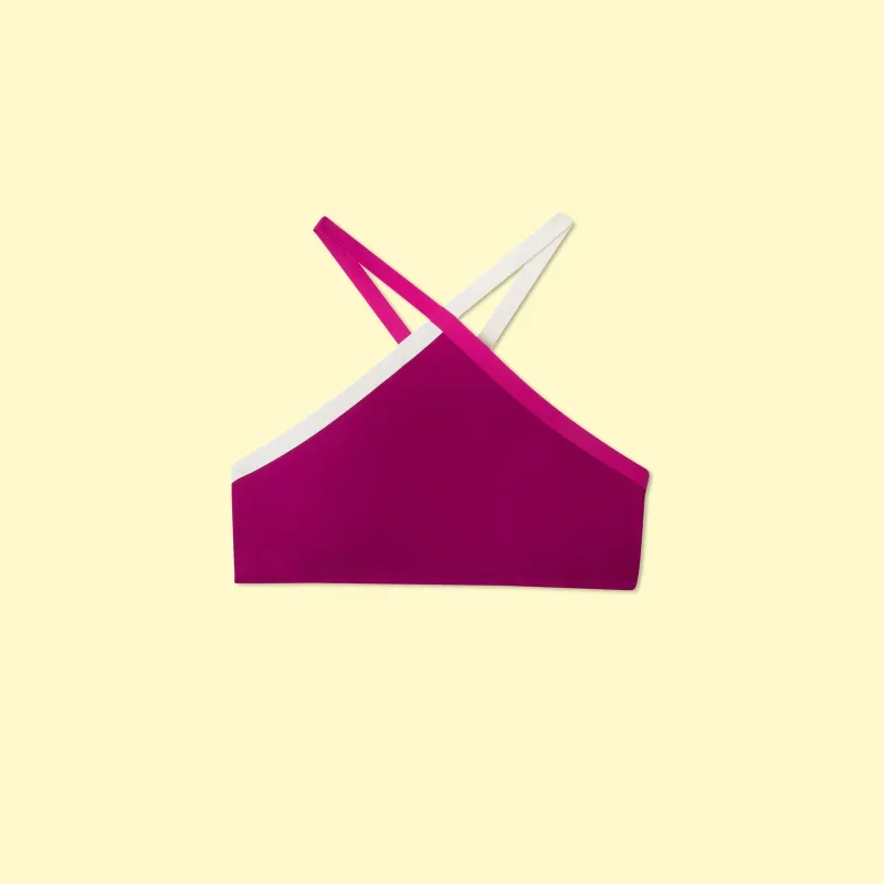 The Fused River Bikini Top - Orchid sold by Summersalt