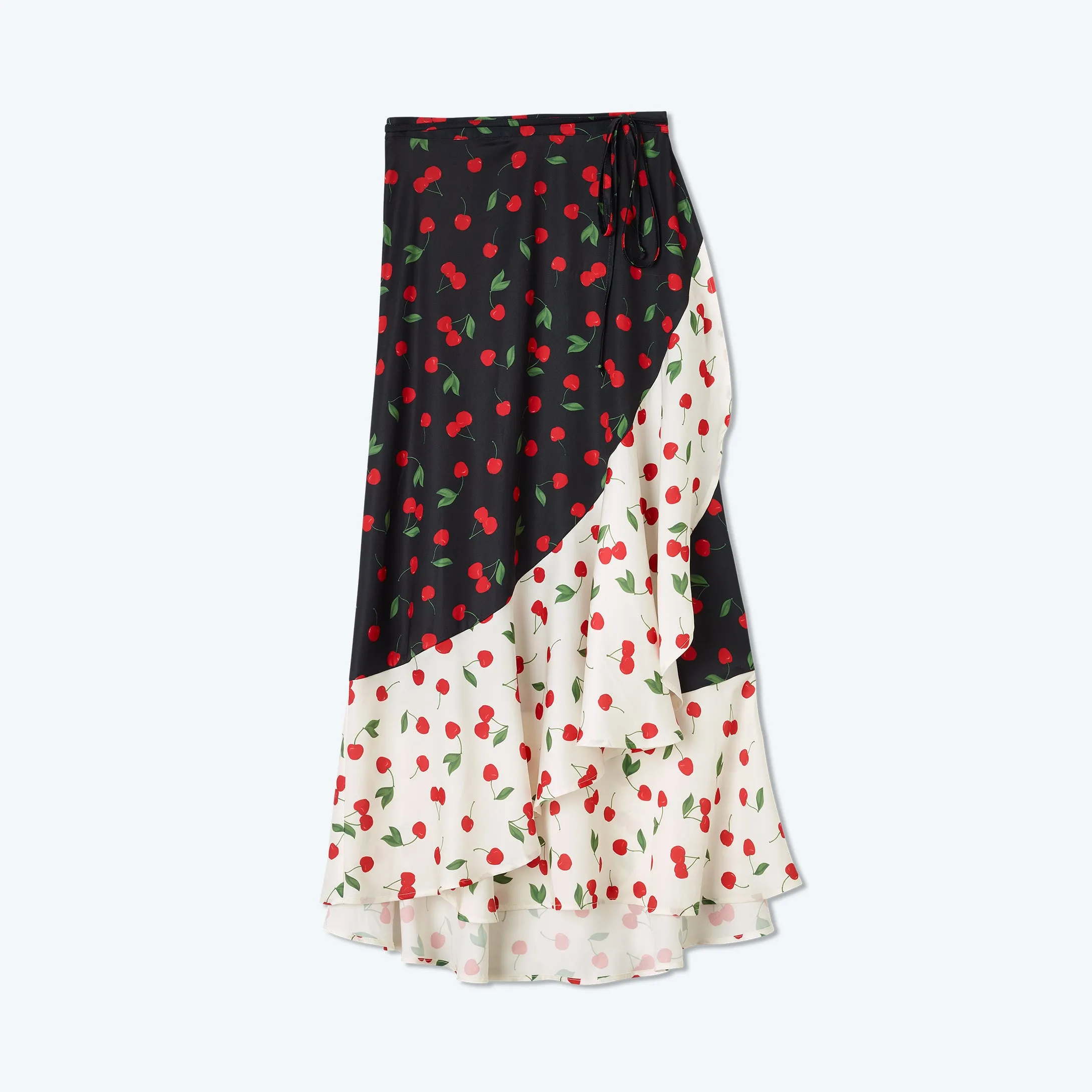 The Beach to Brunch Wrap Skirt - Cherry on Top sold by Summersalt