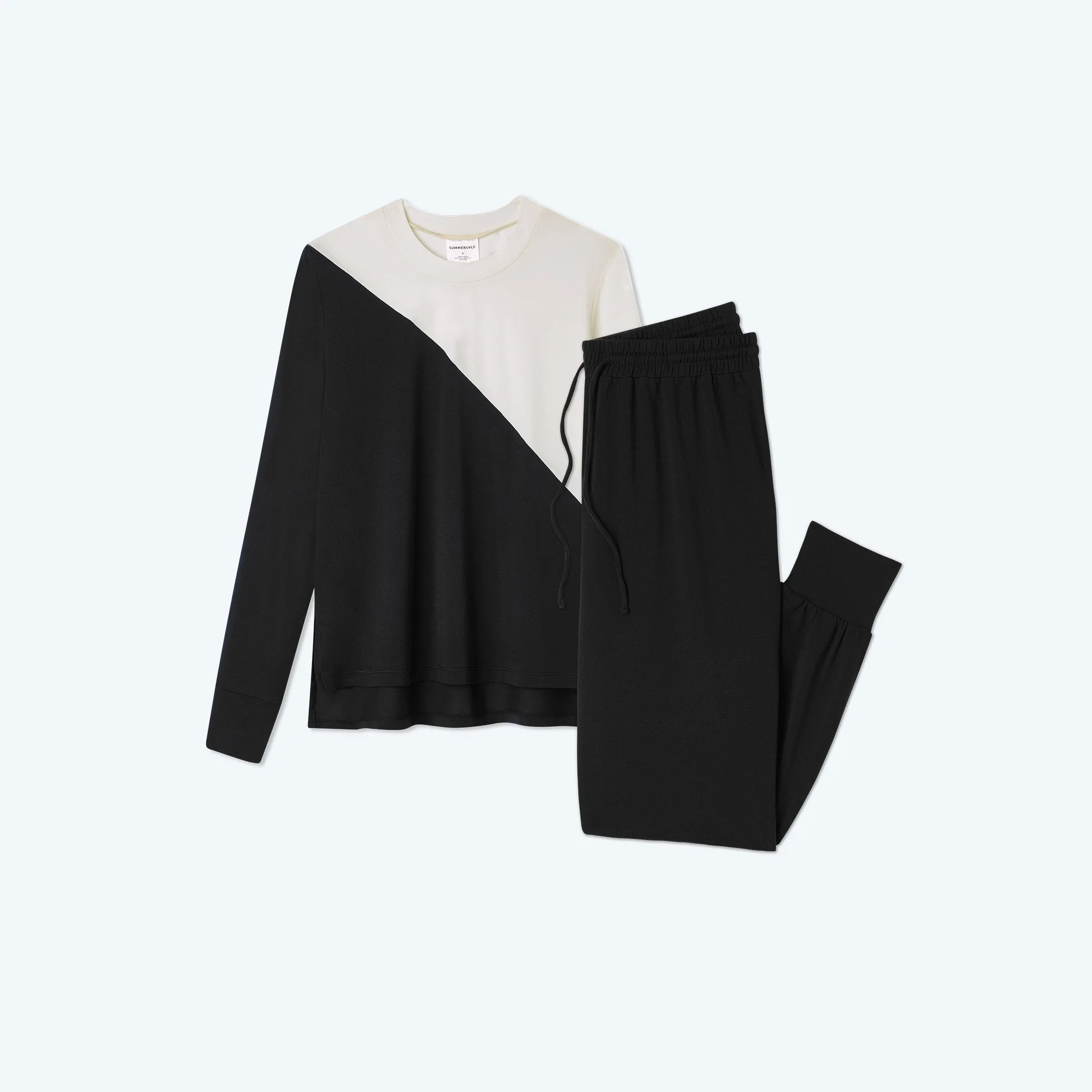 The Softest Tencel Pullover - Sea Urchin & White Sand sold by Summersalt product image thumbnail 2