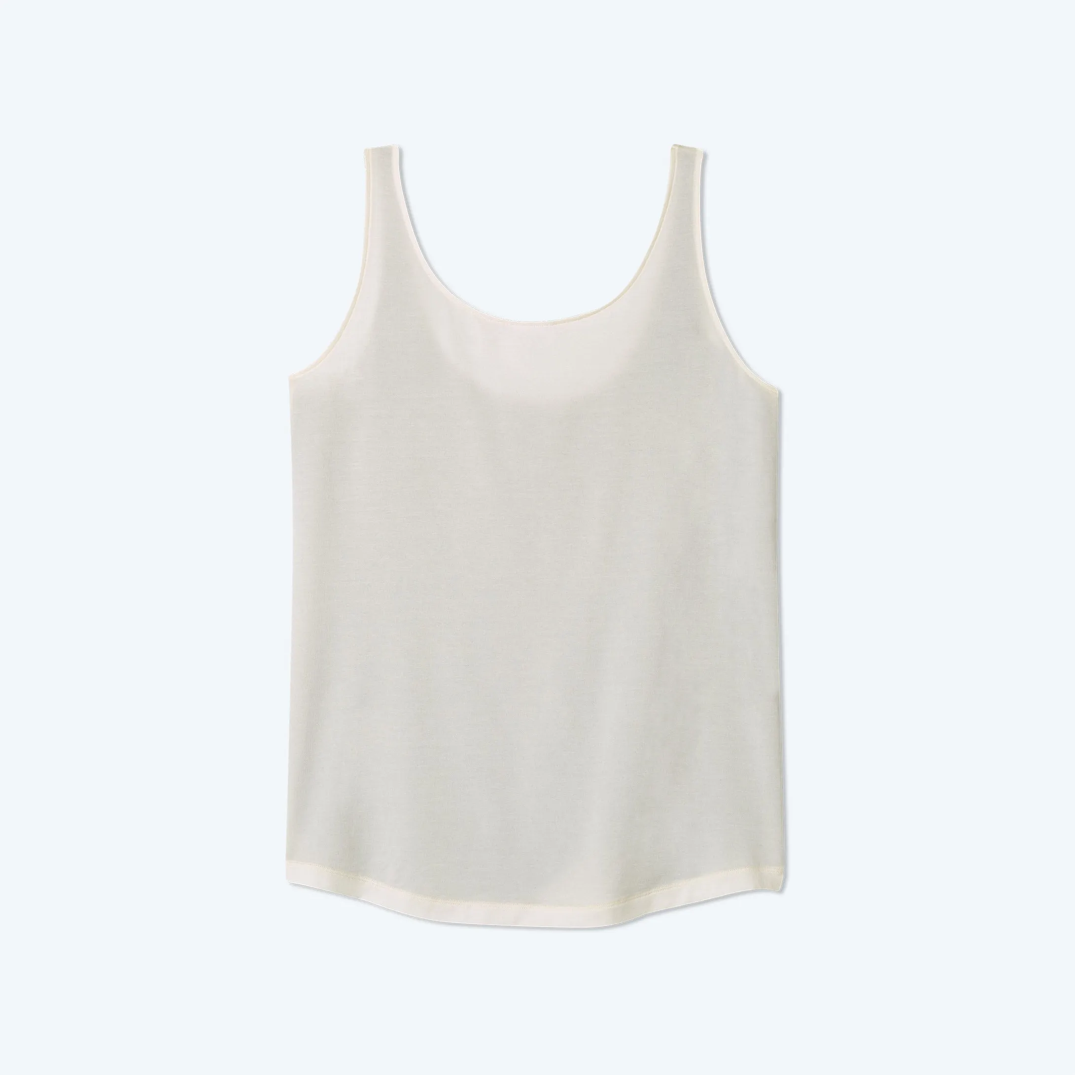 The Softest Tencel Scoop Neck Tank Top - Sea Urchin & White Sand sold by Summersalt product image thumbnail 2