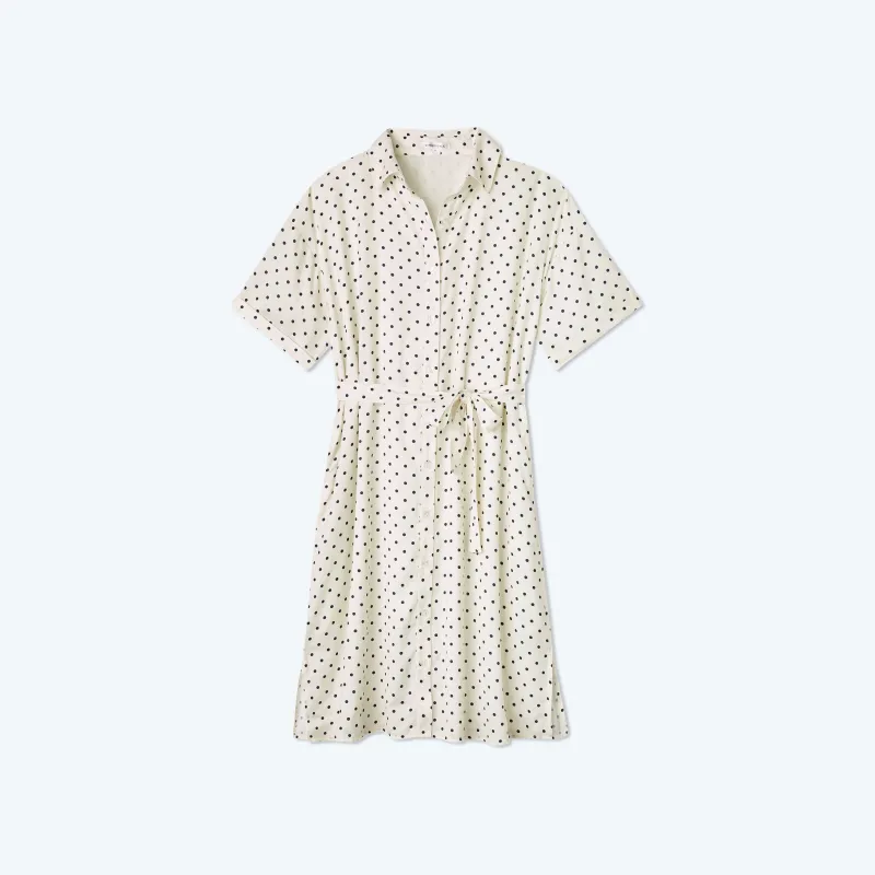 The Do-It-All Shirtdress - Damsel Dot made by Summersalt