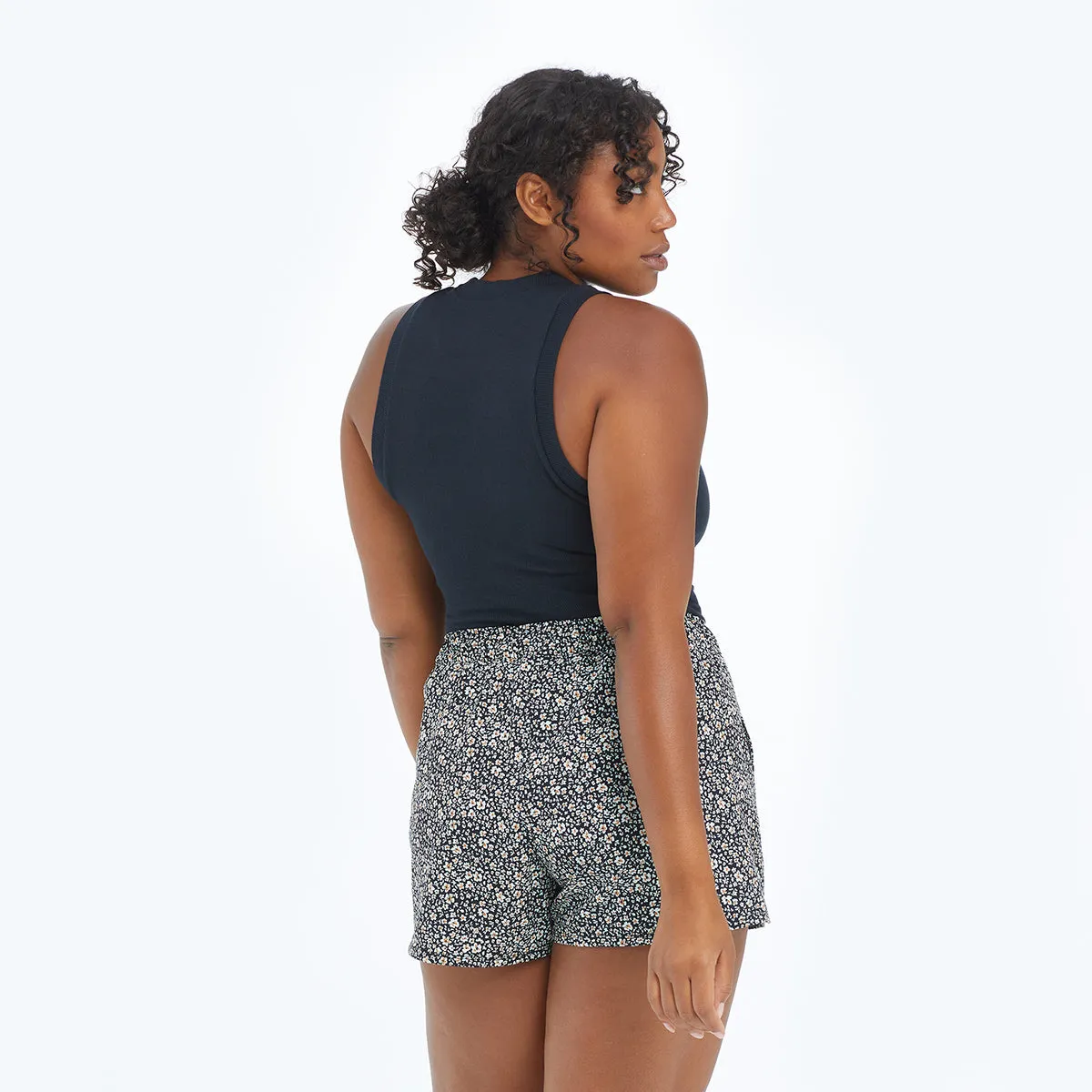The On-The-Go Shorts - In Bloom in Sea Urchin sold by Summersalt product image thumbnail 5