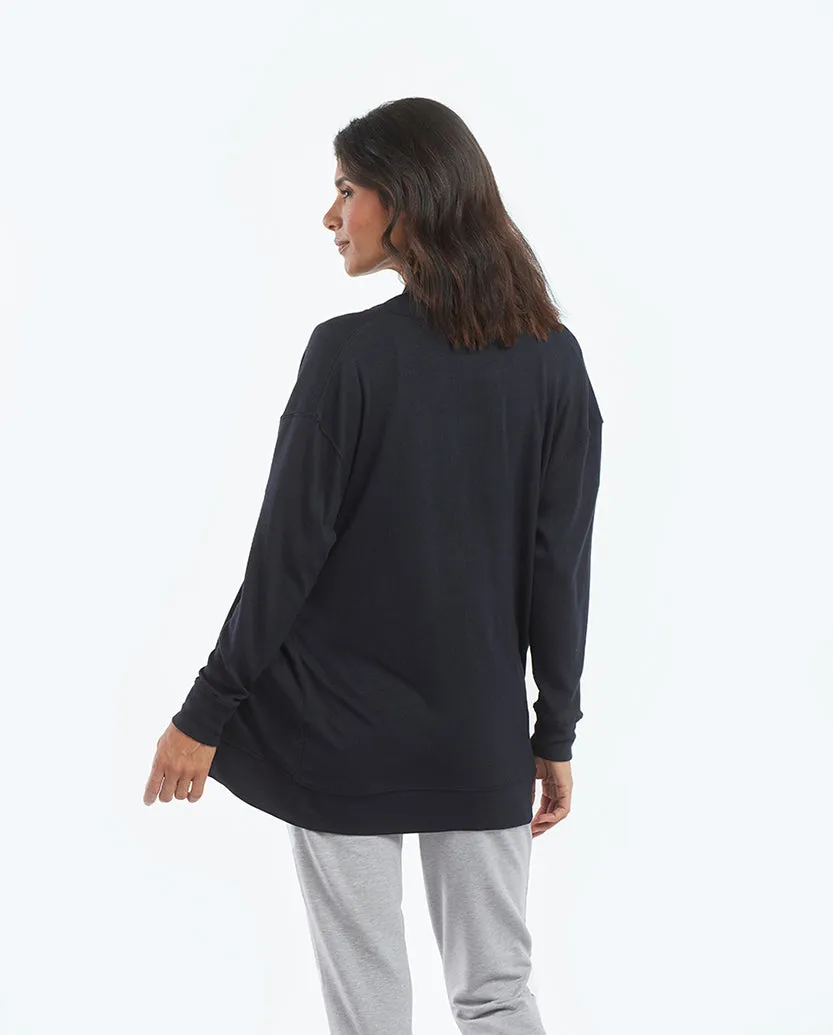 The Softest Ribbed Cardigan - Sea Urchin sold by Summersalt product image thumbnail 2