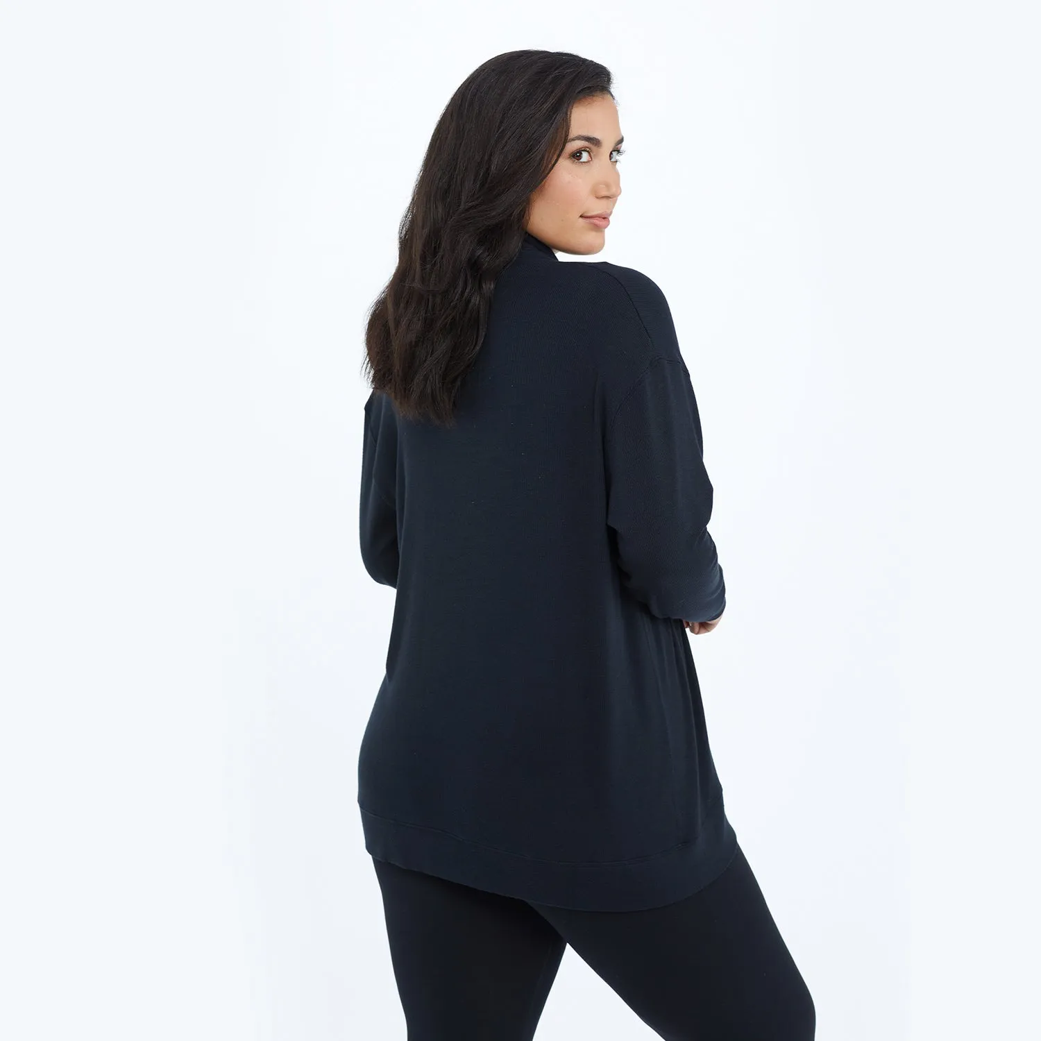 The Softest Ribbed Cardigan - Sea Urchin sold by Summersalt product image thumbnail 5