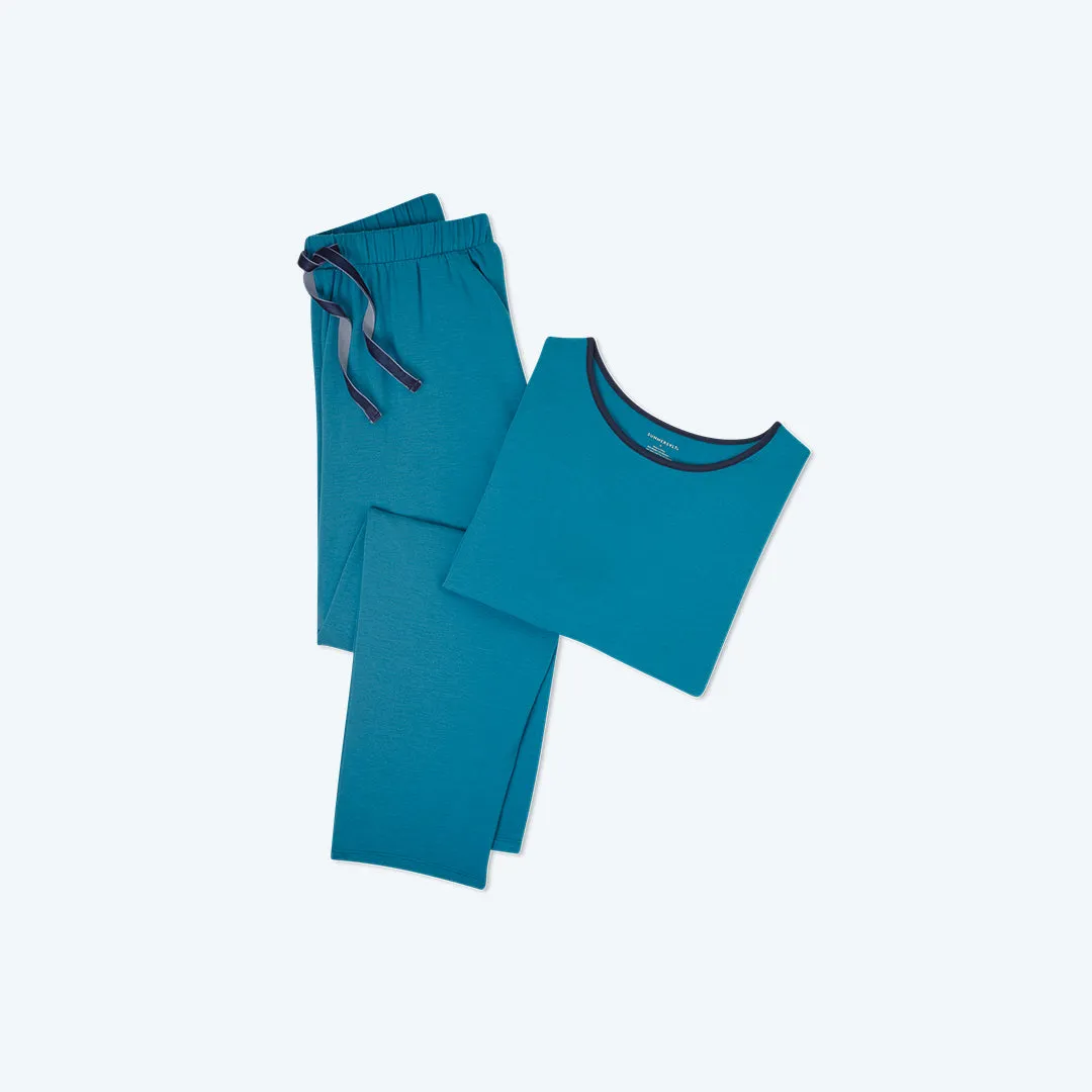 The All Day & Night Long Sleeve Set - Pacific & Deep Sea sold by Summersalt product image thumbnail 3