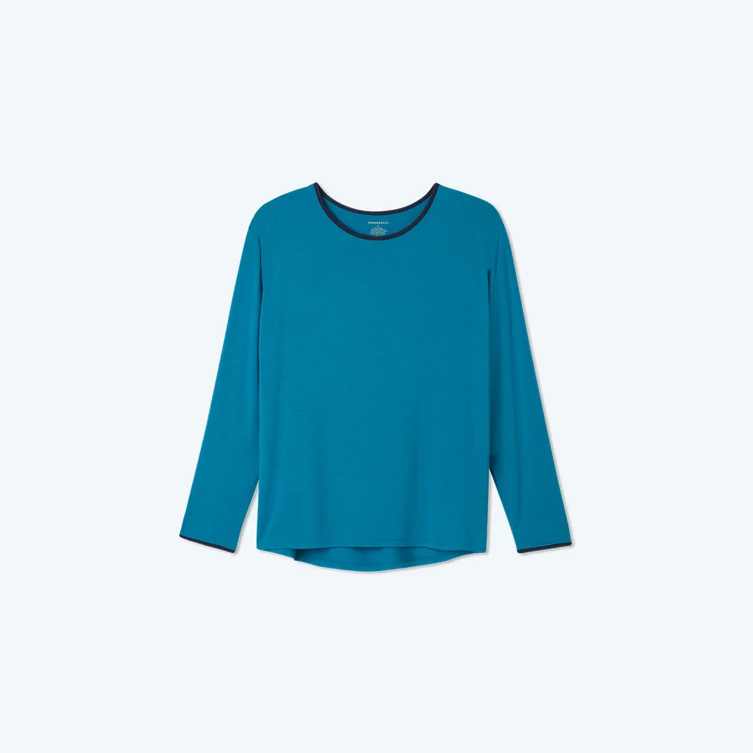 The All Day & Night Long Sleeve Set - Pacific & Deep Sea sold by Summersalt product image thumbnail 4