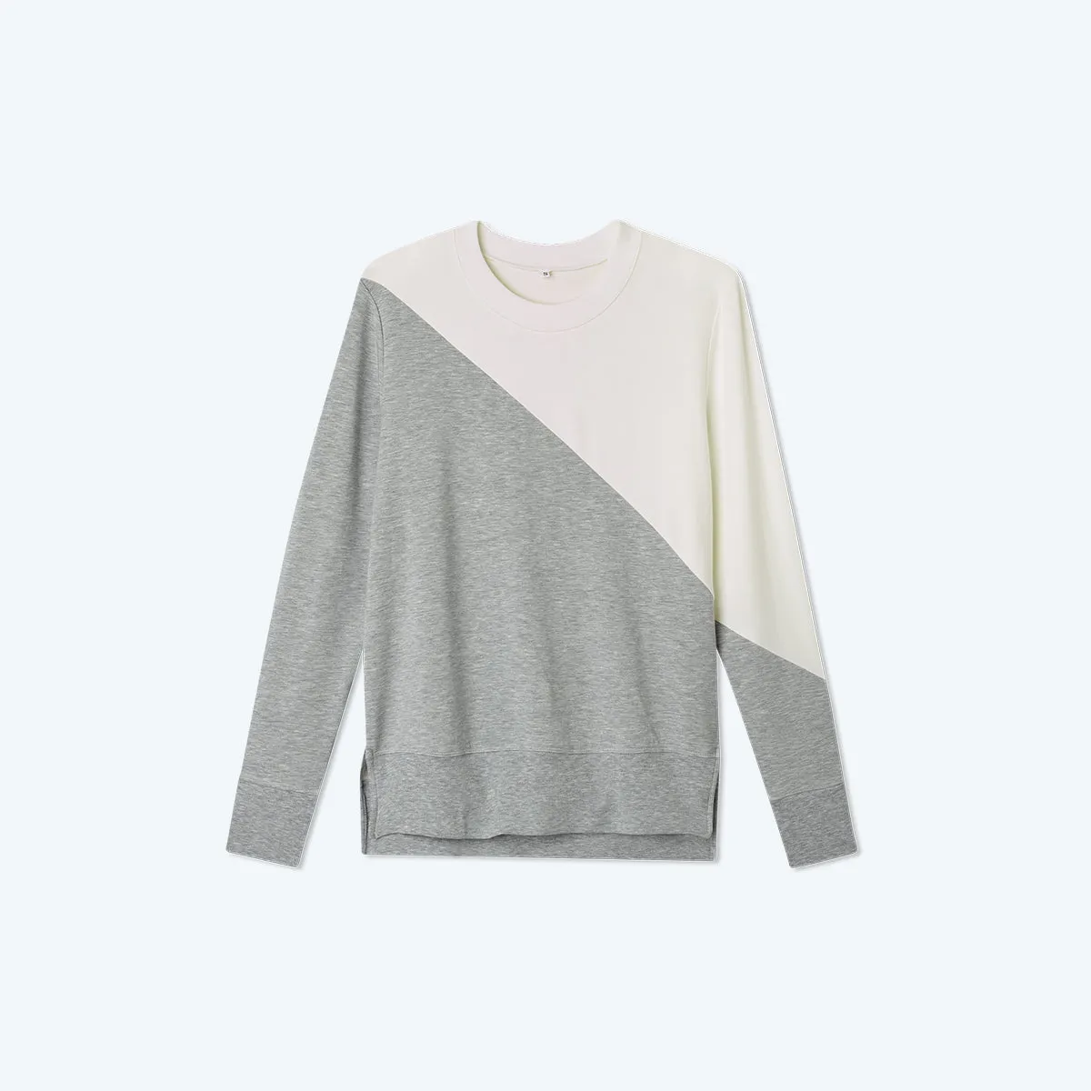 The Softest French Terry Pullover - Wolf & White Sand sold by Summersalt product image thumbnail 4
