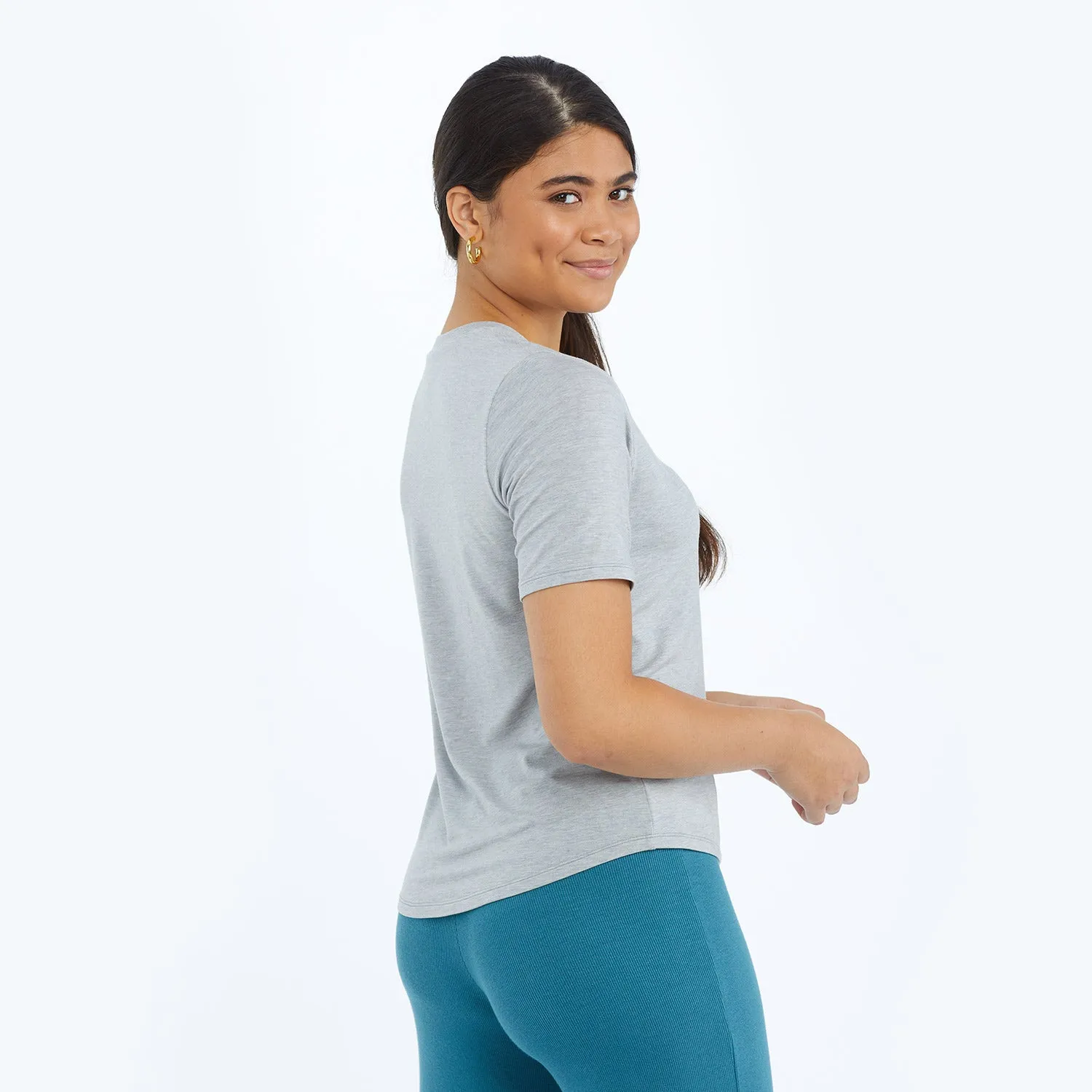 The Softest Tencel Short Sleeve Pocket T-Shirt - Wolf sold by Summersalt product image thumbnail 3