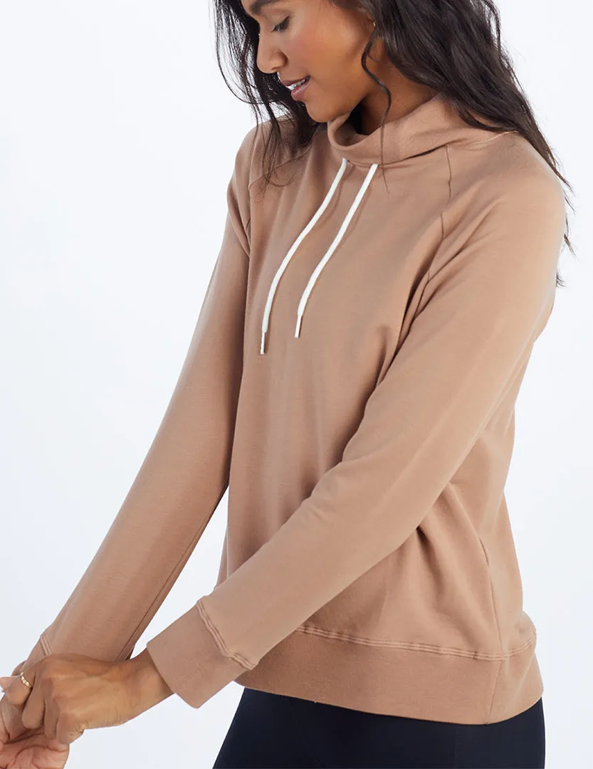 The Softest French Terry Funnel Neck Pullover - Toffee sold by Summersalt product image thumbnail 5