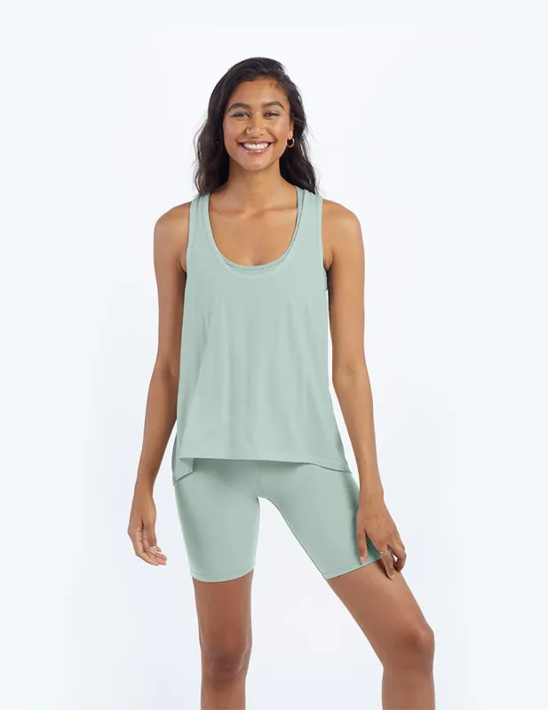 The Convertible Split Back Tank - Sage made by Summersalt