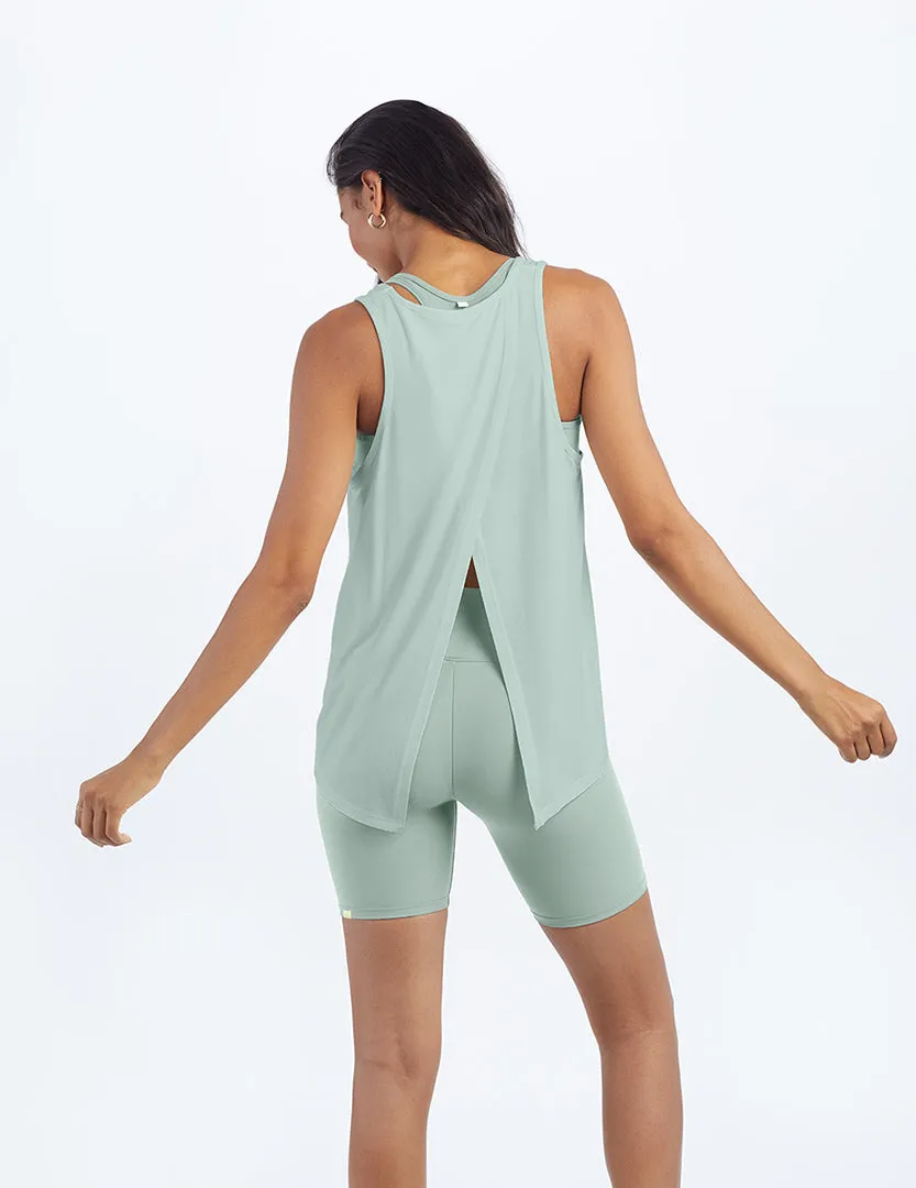The Convertible Split Back Tank - Sage sold by Summersalt product image thumbnail 3