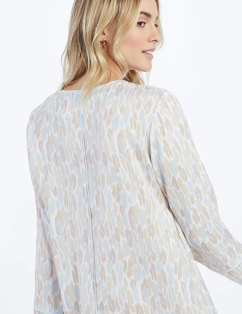 The Cloud 9 Boyfriend Sleep Shirt - Animal Print in Pastel sold by Summersalt product image thumbnail 4