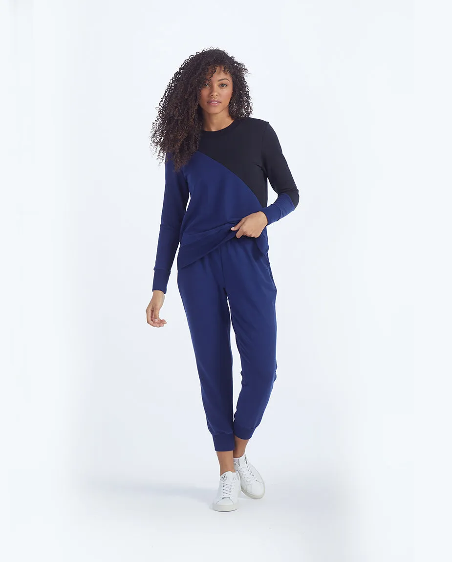 The Softest French Terry Jogger - Baltic sold by Summersalt