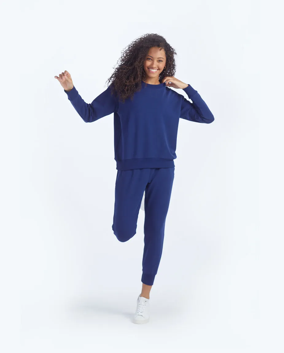 The Softest French Terry Jogger - Baltic sold by Summersalt product image thumbnail 5