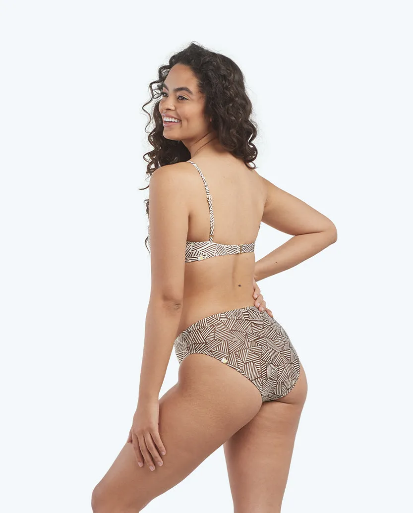 The Marina Bikini Top - Lines in the Sand sold by Summersalt product image thumbnail 2