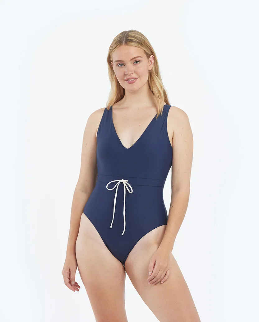 The Tie Waist Backflip - Deep Sea sold by Summersalt product image thumbnail 3