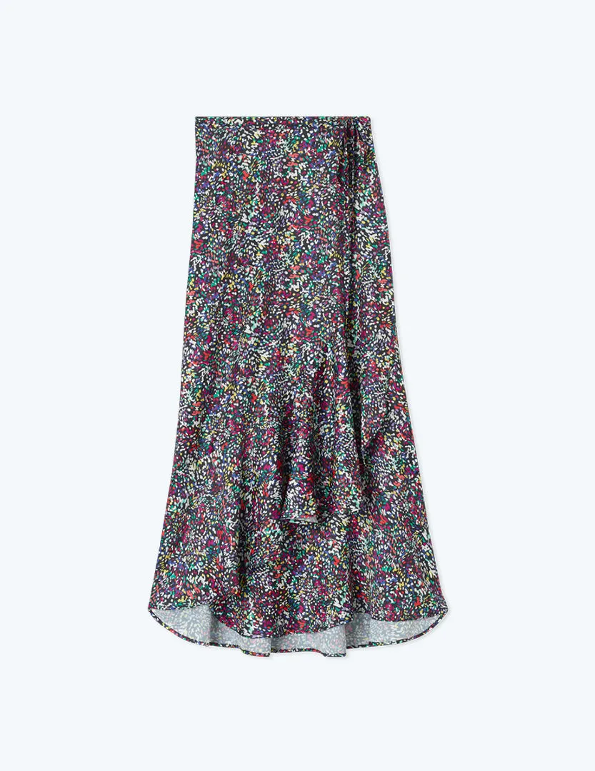 The Beach to Brunch Wrap Skirt - Wildflower Fields sold by Summersalt product image thumbnail 3