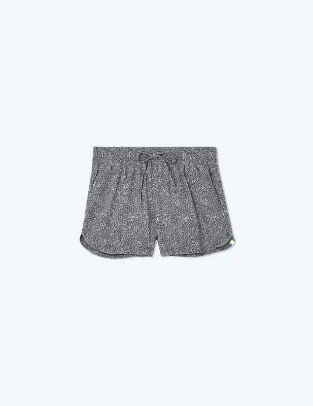 The On-The-Go Shorts - Modern Snake in Ash sold by Summersalt