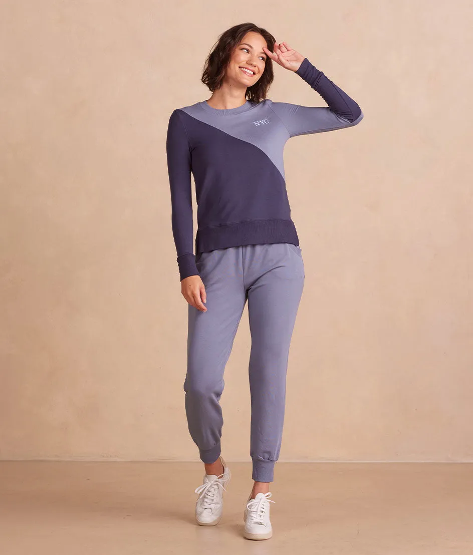 The Softest French Terry Pullover - Midnight & Slate sold by Summersalt product image thumbnail 3