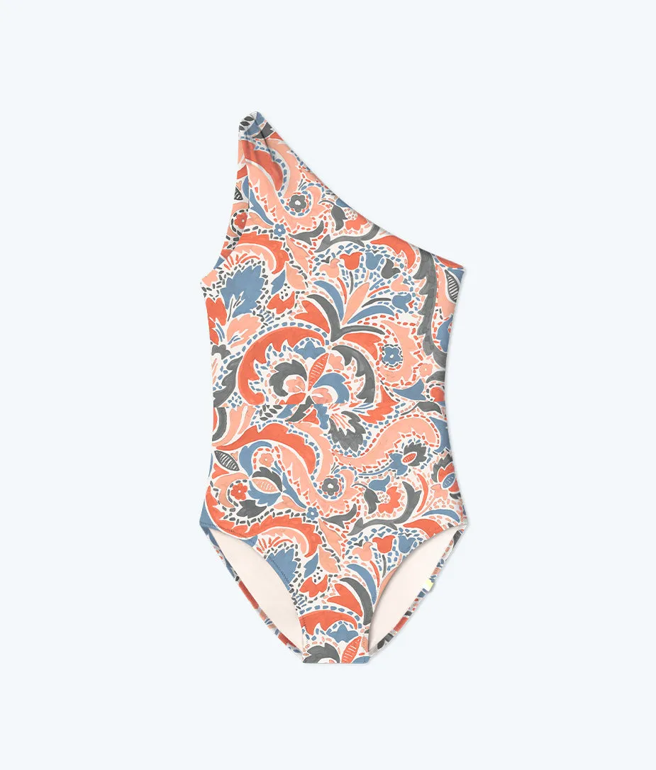 The Ruched Sidestroke - Bright Watercolor Paisley sold by Summersalt product image thumbnail 5