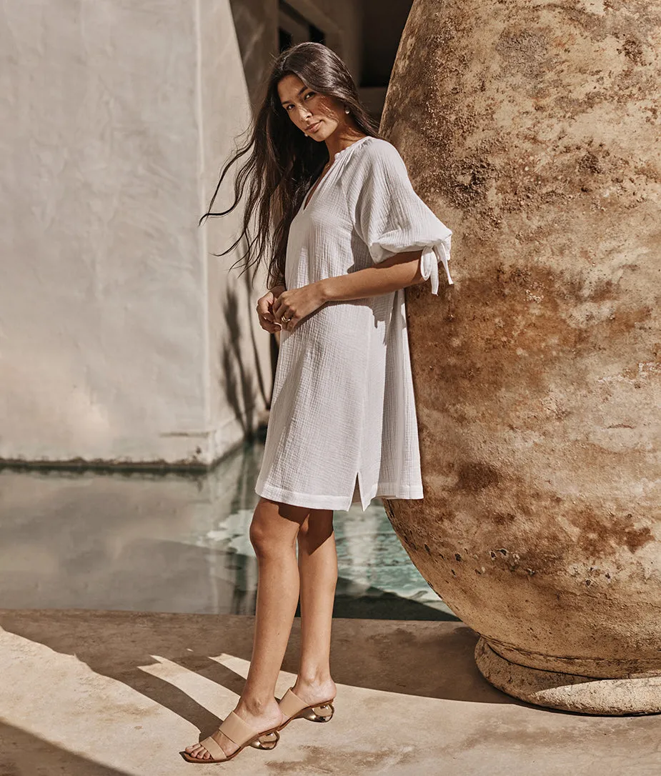 The Going Places Gauze Cover-Up Dress - White Sand* sold by Summersalt product image thumbnail 2