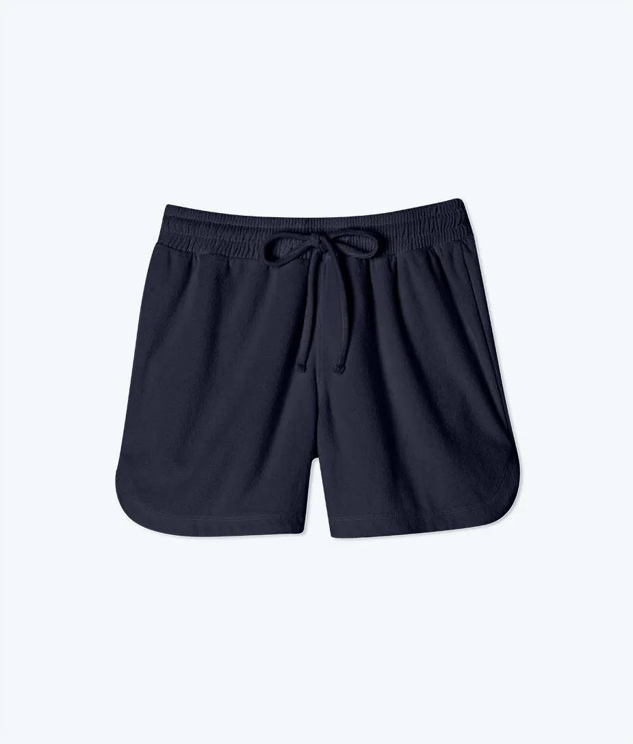 The Towel Terry Drawstring Shorts - Midnight sold by Summersalt product image thumbnail 5