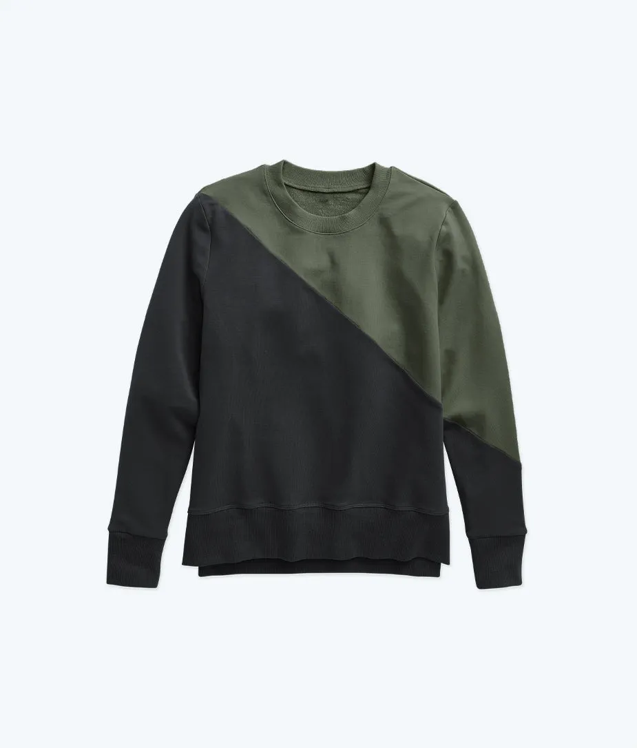 The Softest French Terry Pullover - Sea Urchin & Olive sold by Summersalt product image thumbnail 5